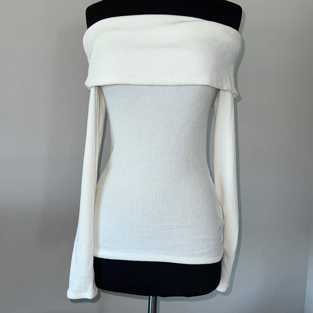 NWOT Enza Costa Ribbed Top Sz XS
